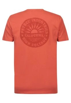 Petrol Industries T-Shirt Print - Orange -Heren Mode Boutique 781f09e14baf4e59899500fe17908269