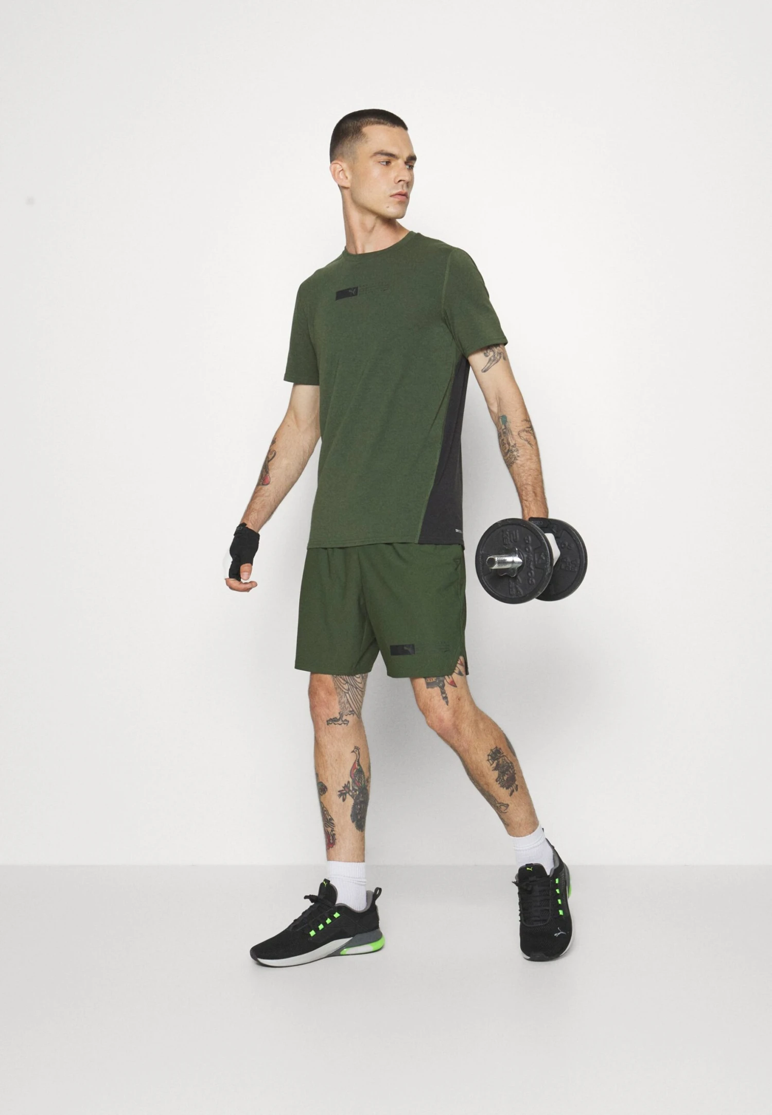 Puma Strength Training Drirelease Tee - T-Shirt Print - Myrtle 4 Puma Strength Training Drirelease Tee - T-Shirt Print - Myrtle - Afbeelding 2