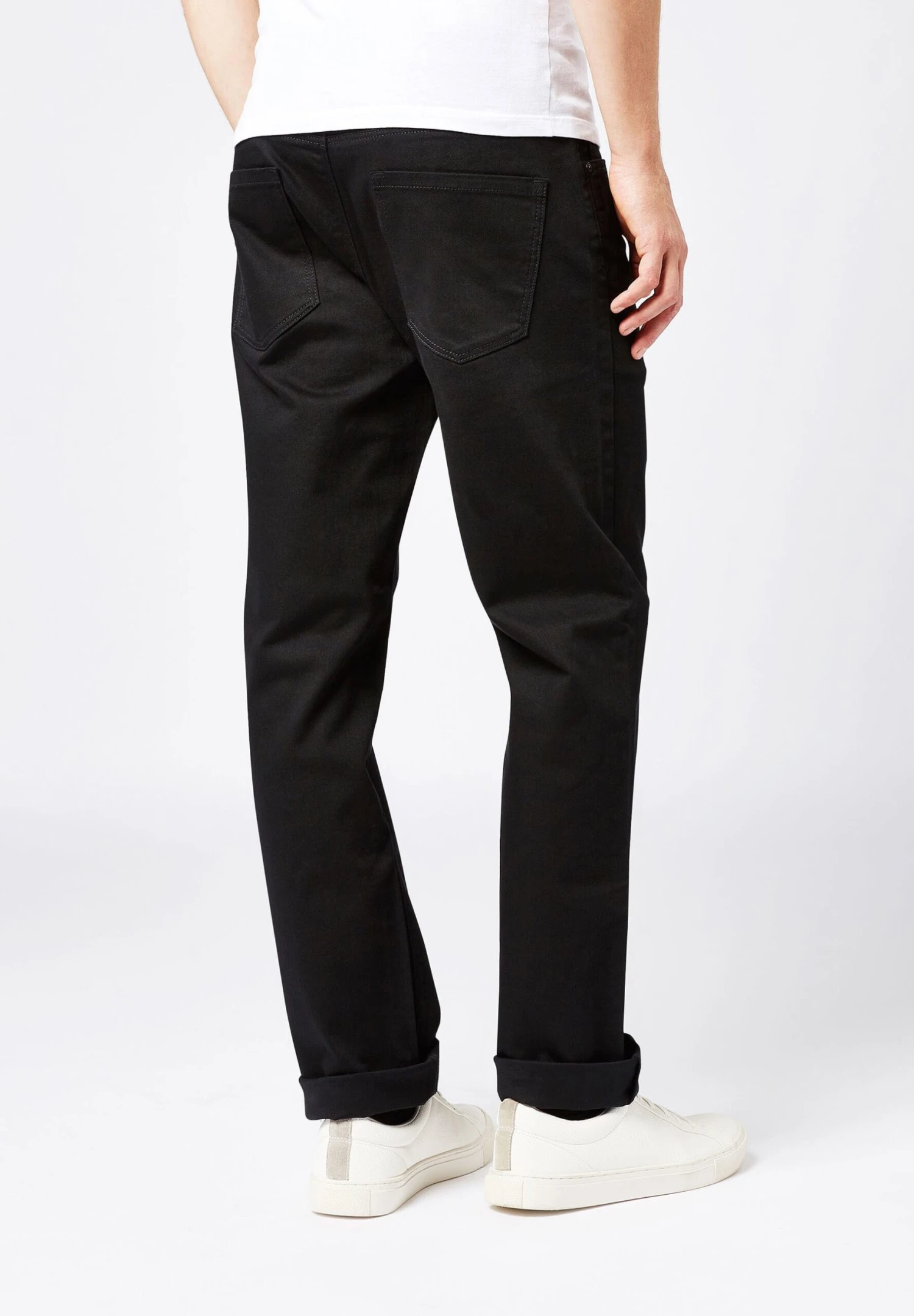 Next Straight Leg Jeans - Black 4 Next Straight Leg Jeans - Black - Afbeelding 2
