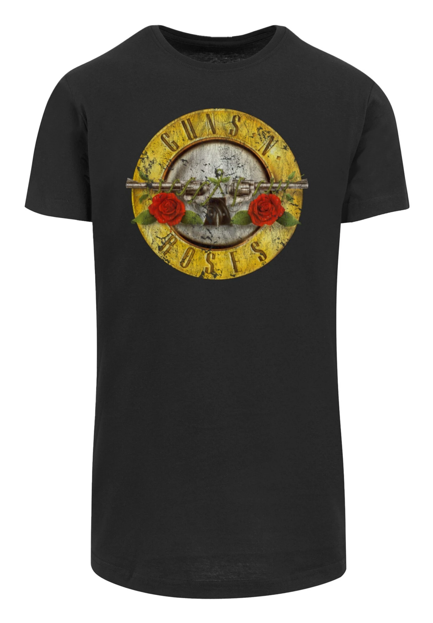F4NT4STIC Guns 'N' Roses Band Vintage Classic Logo Distressed - T-Shirt Print - Black 8 F4NT4STIC Guns 'N' Roses Band Vintage Classic Logo Distressed - T-Shirt Print - Black - Afbeelding 6