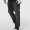 SikSilk Slim Fit Jeans - Washed Black