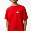 Lacoste T-Shirt Basic - Rouge -Heren Mode Boutique 7d4db6edeaf94d0d998563f0d0c43cd5