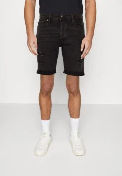 Jack & Jones Jjirick Jjoriginal - Jeansshort - Black Denim