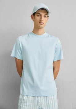 J.Lindeberg Ace Mock Neck - T-Shirt Basic - Dream Blue
