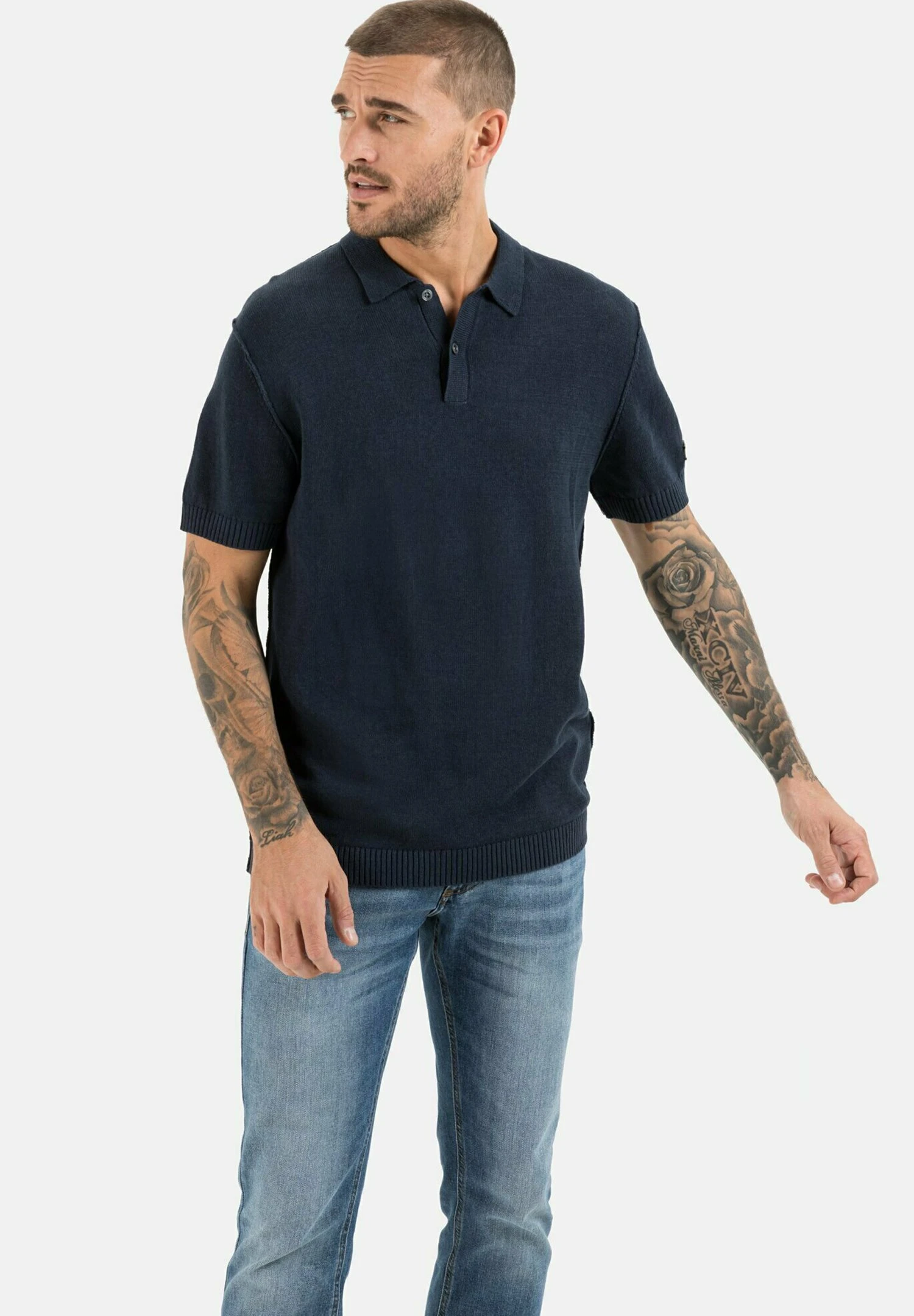 Camel Active Poloshirt - Night Blue 3 Camel Active Poloshirt - Night Blue