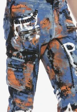 Cipo & Baxx Slim Fit Jeans - Blau -Heren Mode Boutique 8d98fe8454504d4aaa8591fdf1cd8c41