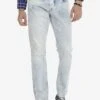 Cipo & Baxx Slim Fit Jeans - Iceblue 2 Cipo & Baxx Slim Fit Jeans - Iceblue -Heren Mode Boutique 8e762f6da81148b094c46aca7a4f5f42