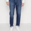 Calvin Klein Jeans Regular Taper - Relaxed Fit Jeans - Denim Dark