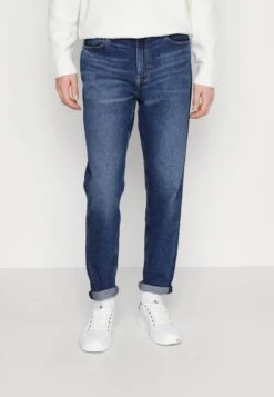 Calvin Klein Jeans Regular Taper - Relaxed Fit Jeans - Denim Dark