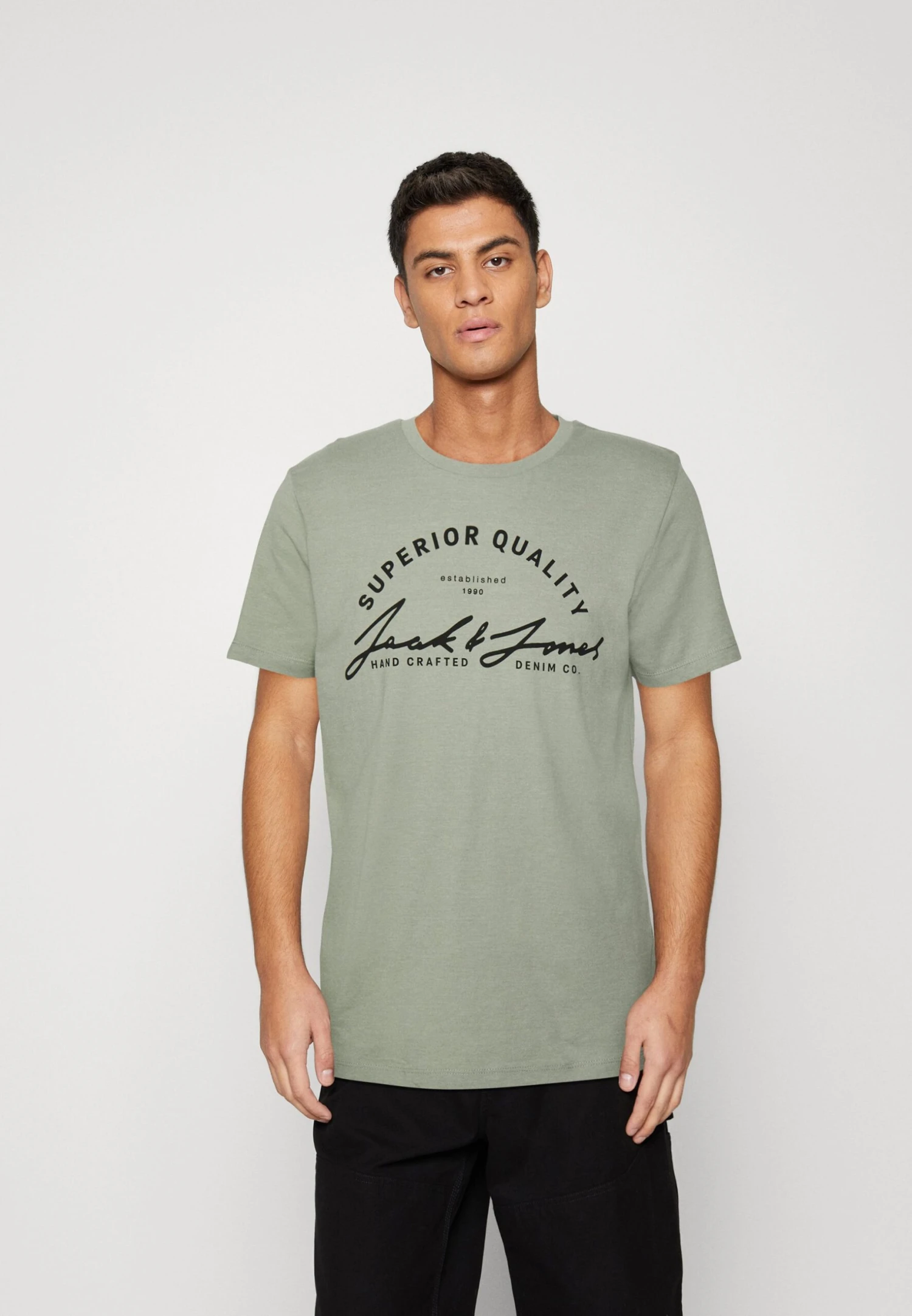 Jack & Jones Jjace Tee Crew Neck 3 Pack - T-Shirt Print - Navy/Wrought/French 6 Jack & Jones Jjace Tee Crew Neck 3 Pack - T-Shirt Print - Navy/Wrought/French - Afbeelding 4