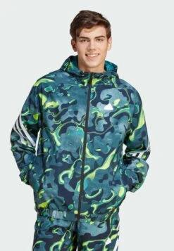 Adidas Sportswear Future Icons Allovr Print Full Zip - Trainingsvest - White Arctic Night