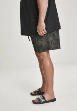 URBAN CLASSICS Pattern - Zwemshorts - Palm/Olive -Heren Mode Boutique 916ad0322f494e2ab06f198a8506042e