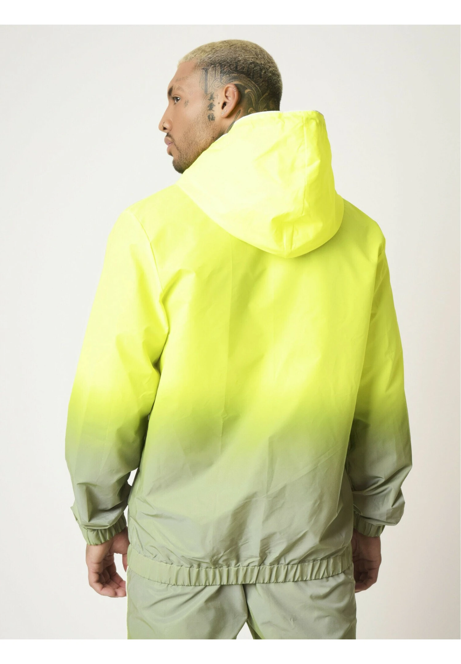 À Capuche Réfléchissante - Trainingsvest - Jaune Fluo 5 À Capuche Réfléchissante - Trainingsvest - Jaune Fluo - Afbeelding 3