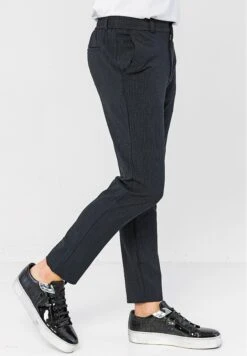 EleganteMit Seitentaschen - Chino - Dunkelblau -Heren Mode Boutique 920495bd4b274fb9967c4181d8b7ed25