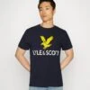 Lyle & Scott T-Shirt Print - Navy -Heren Mode Boutique 9303d52b021f483399f7e1ca7a47ca45
