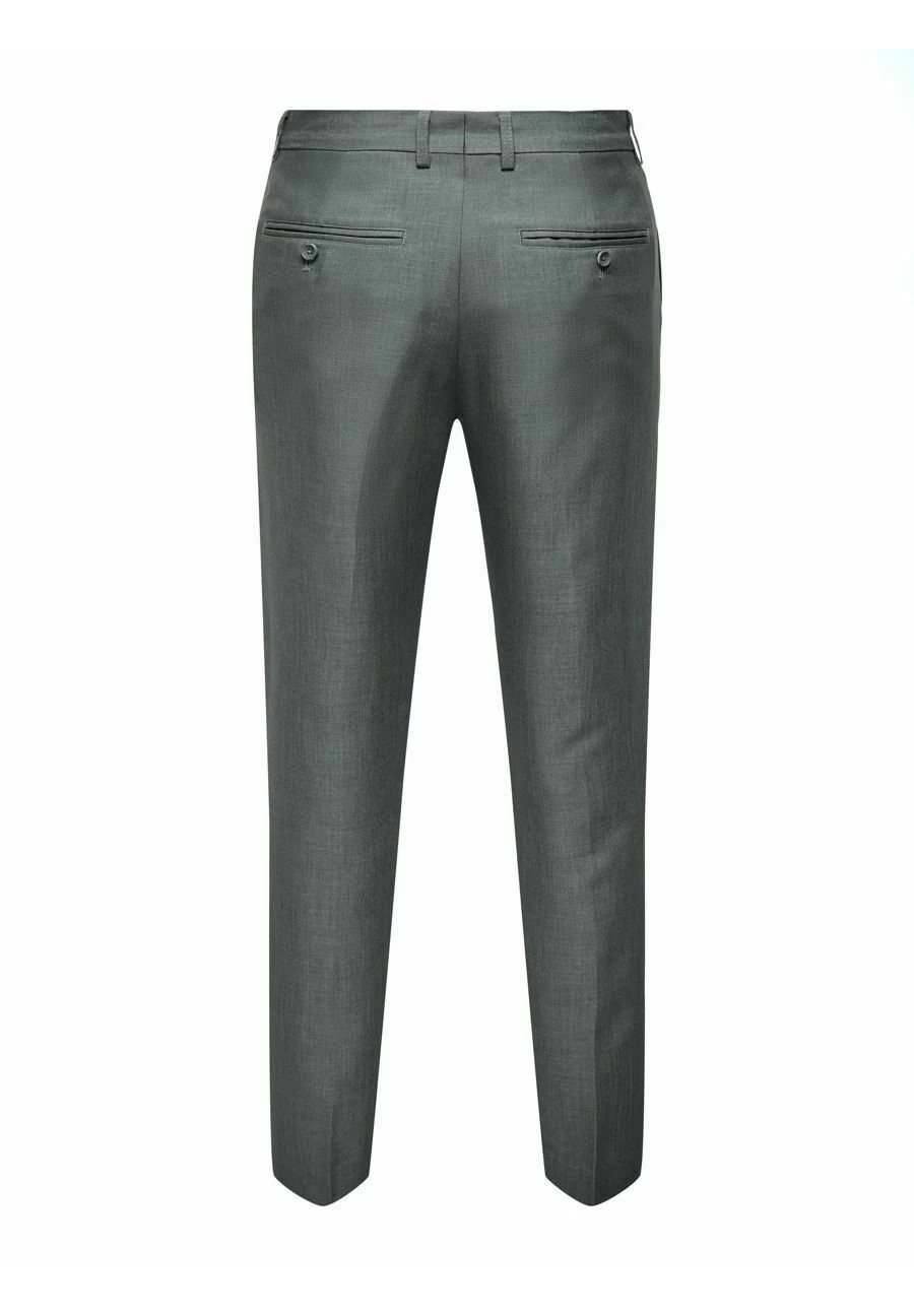 Only & Sons Onseve Clean - Pantalon - Medium Grey Melange 4 Only & Sons Onseve Clean - Pantalon - Medium Grey Melange - Afbeelding 2