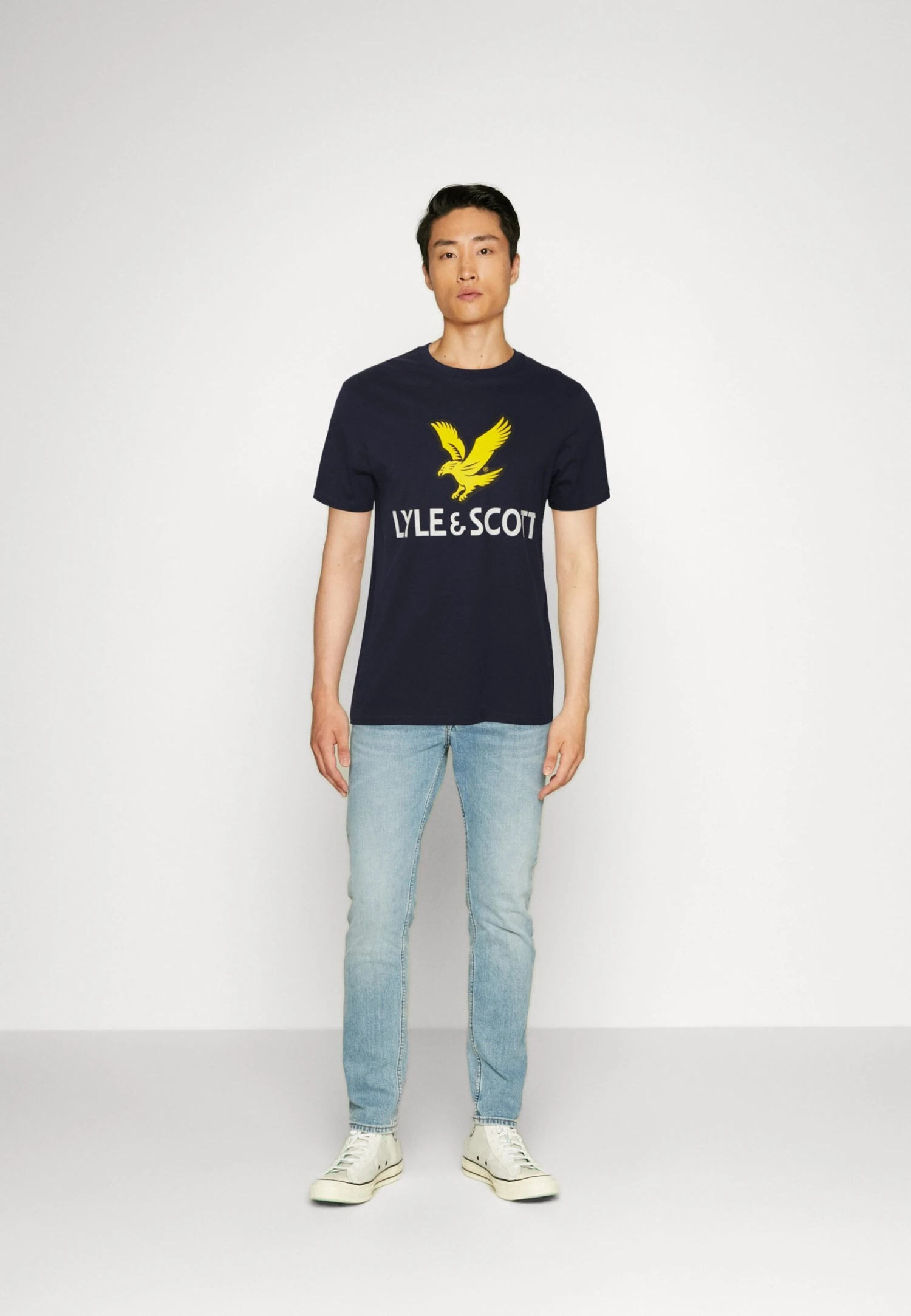 Lyle & Scott T-Shirt Print - Navy 4 Lyle & Scott T-Shirt Print - Navy - Afbeelding 2