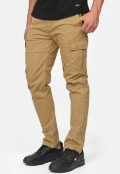 Indicode Jeans Cargobroek - Camel -Heren Mode Boutique 99f10c50b68441489e3a0b7f57bb894c