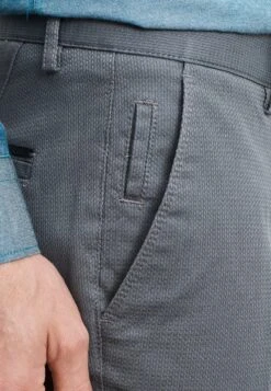 Slim Fit Side Pocket - Chino - Grey Blue -Heren Mode Boutique a0bd68fa53bc456e92cf4100b4df348b