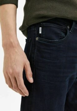 Selected Homme Dunkle - Straight Leg Jeans - Blue Black Denim -Heren Mode Boutique a193415fa0654d738688622d5e5b17ee
