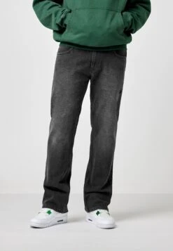 Back Zipped - Bootcut Jeans - Black/Grey