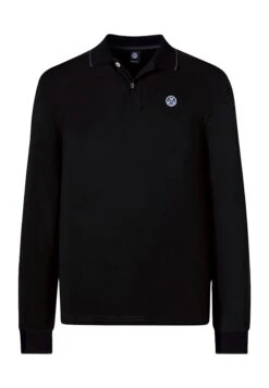 North Sails Long-Sleeved- Poloshirt - Black -Heren Mode Boutique a2fe1ad55f01422d91be40028d103693