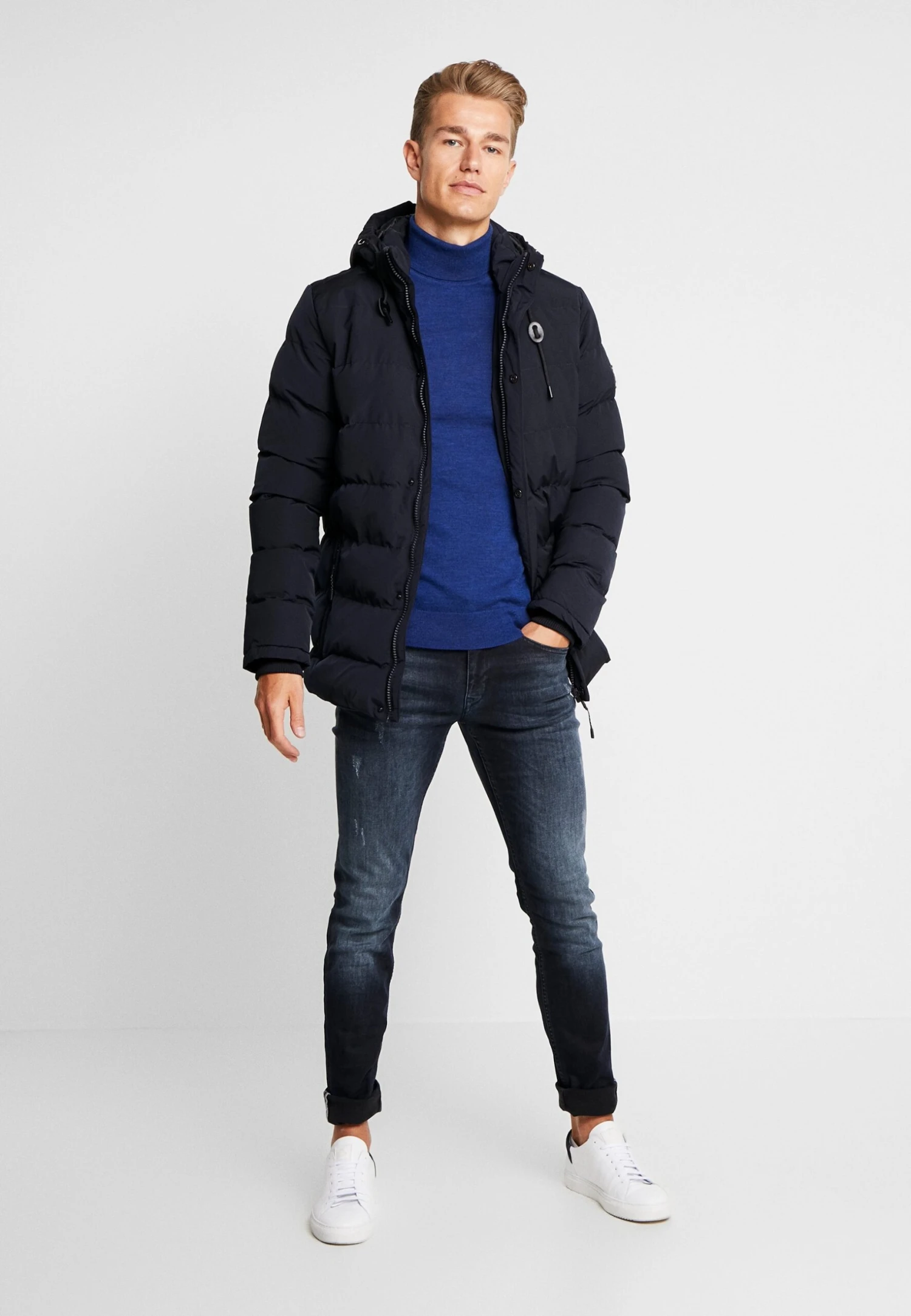 Petrol Industries Seaham- Slim Fit Jeans - Blue-Black Denim 4 Petrol Industries Seaham- Slim Fit Jeans - Blue-Black Denim - Afbeelding 2