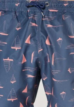 Standard Fit - Zwemshorts - Pink/Navy -Heren Mode Boutique a6fc2b89e6de4946b824f0985290b43d