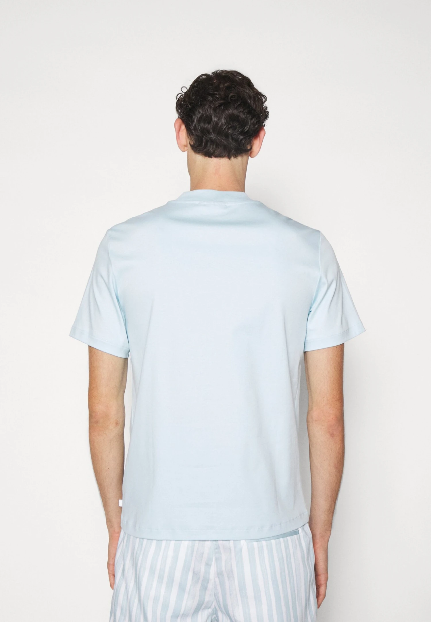 J.Lindeberg Ace Mock Neck - T-Shirt Basic - Dream Blue 6 J.Lindeberg Ace Mock Neck - T-Shirt Basic - Dream Blue - Afbeelding 4