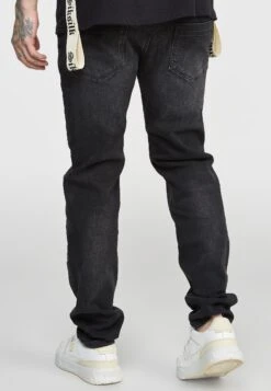 SikSilk Slim Fit Jeans - Washed Black 11 SikSilk Slim Fit Jeans - Washed Black -Heren Mode Boutique a888039ea621460e8df5e957b855df8c