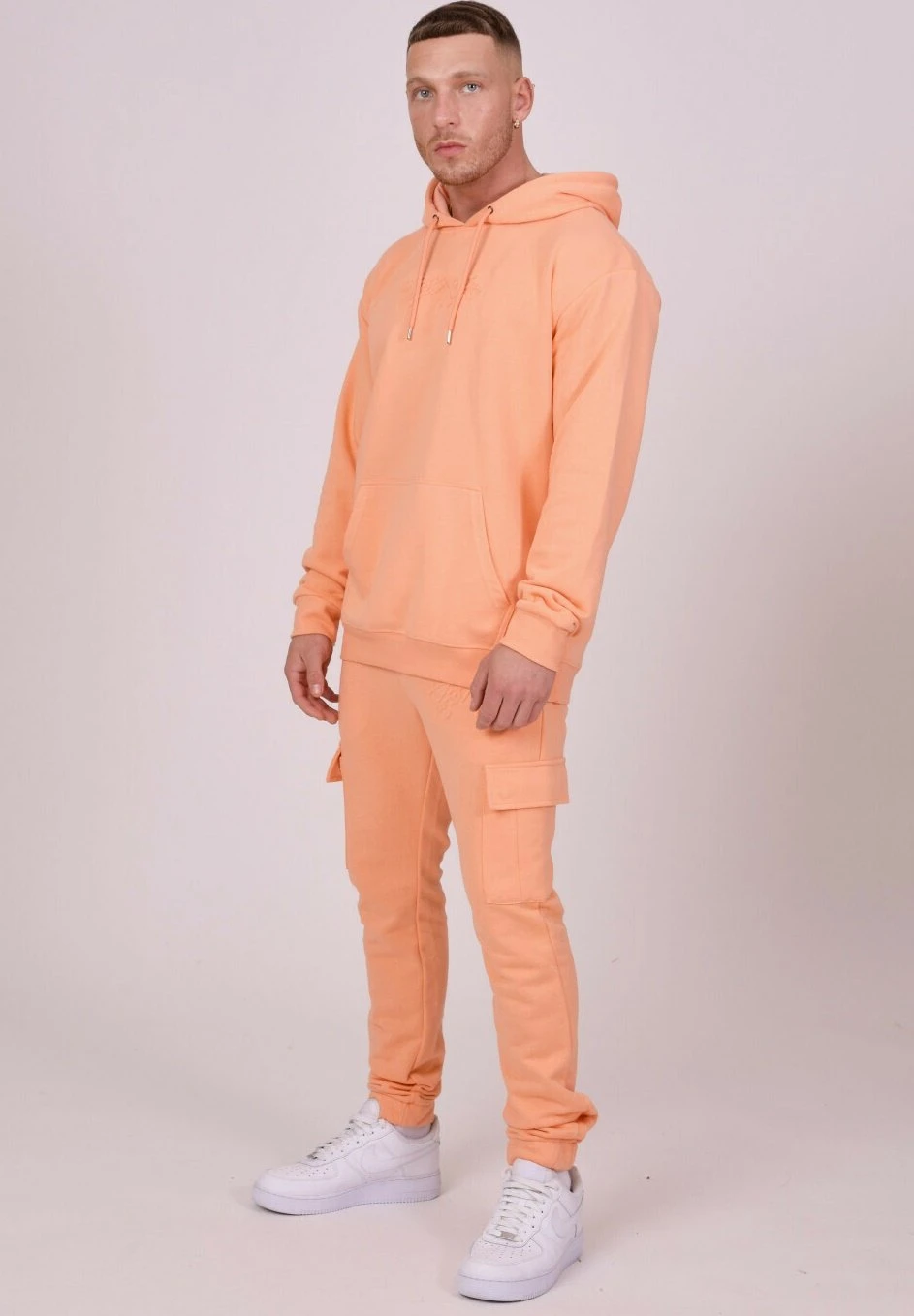 Bas DeLogo Embossage Relief - Cargobroek - Pêche 4 Bas DeLogo Embossage Relief - Cargobroek - Pêche - Afbeelding 2