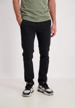 Lindbergh Slim Fit Superflex Pants - Chino - Black