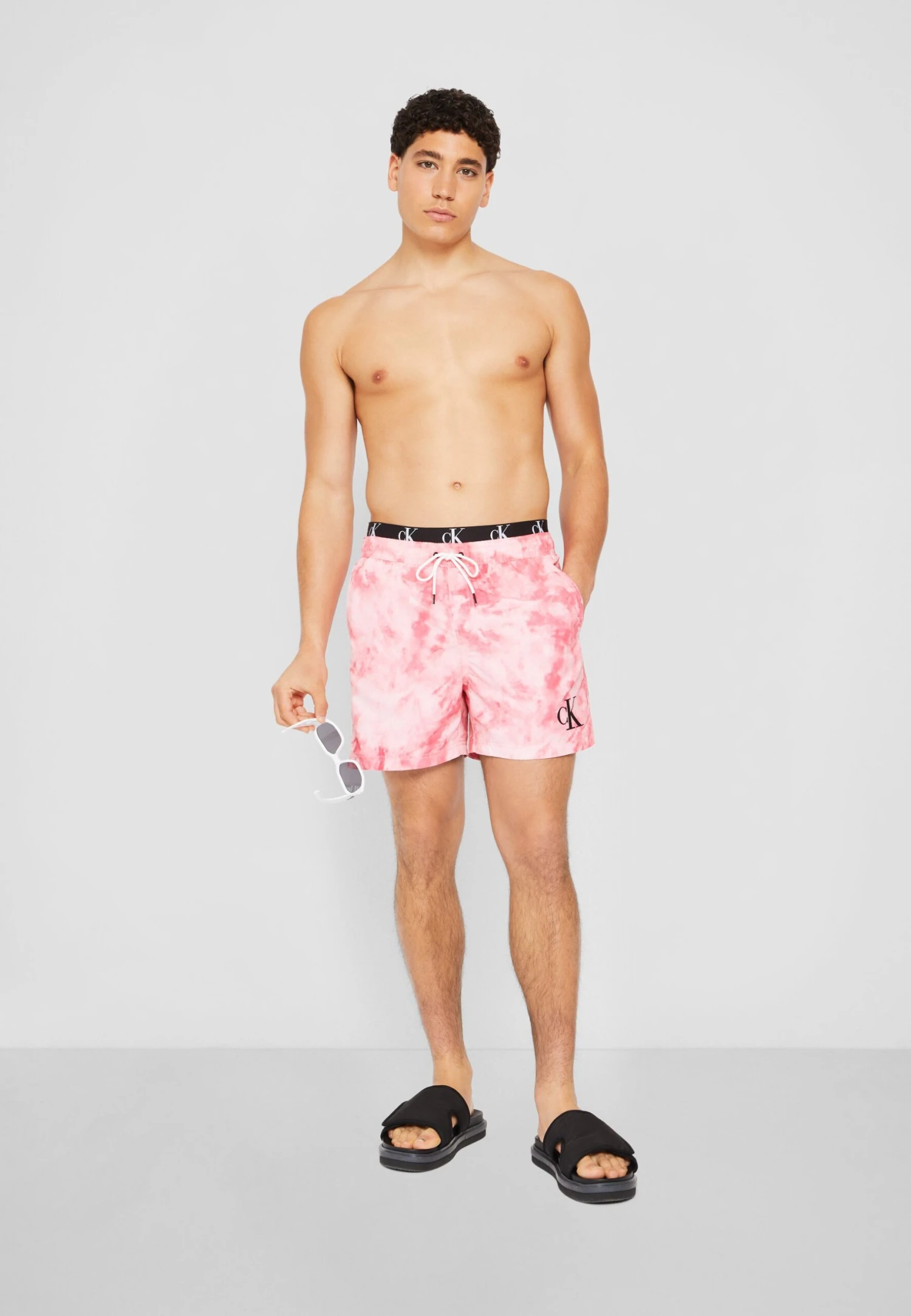 Medium Double Wb - Zwemshorts - Tie Dye Pink 4 Medium Double Wb - Zwemshorts - Tie Dye Pink - Afbeelding 2