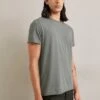 Filippa K Roll Neck - T-Shirt Basic - Smoke Gree -Heren Mode Boutique ae686279196a476cb6100ef57861892a