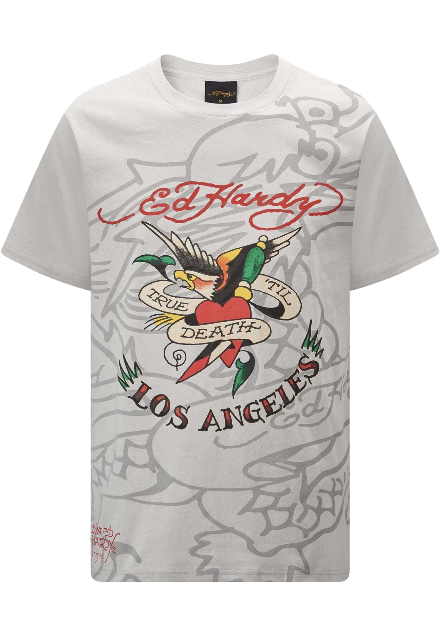 Ed Hardy True-Till-La - T-Shirt Print - Grey 8 Ed Hardy True-Till-La - T-Shirt Print - Grey - Afbeelding 6