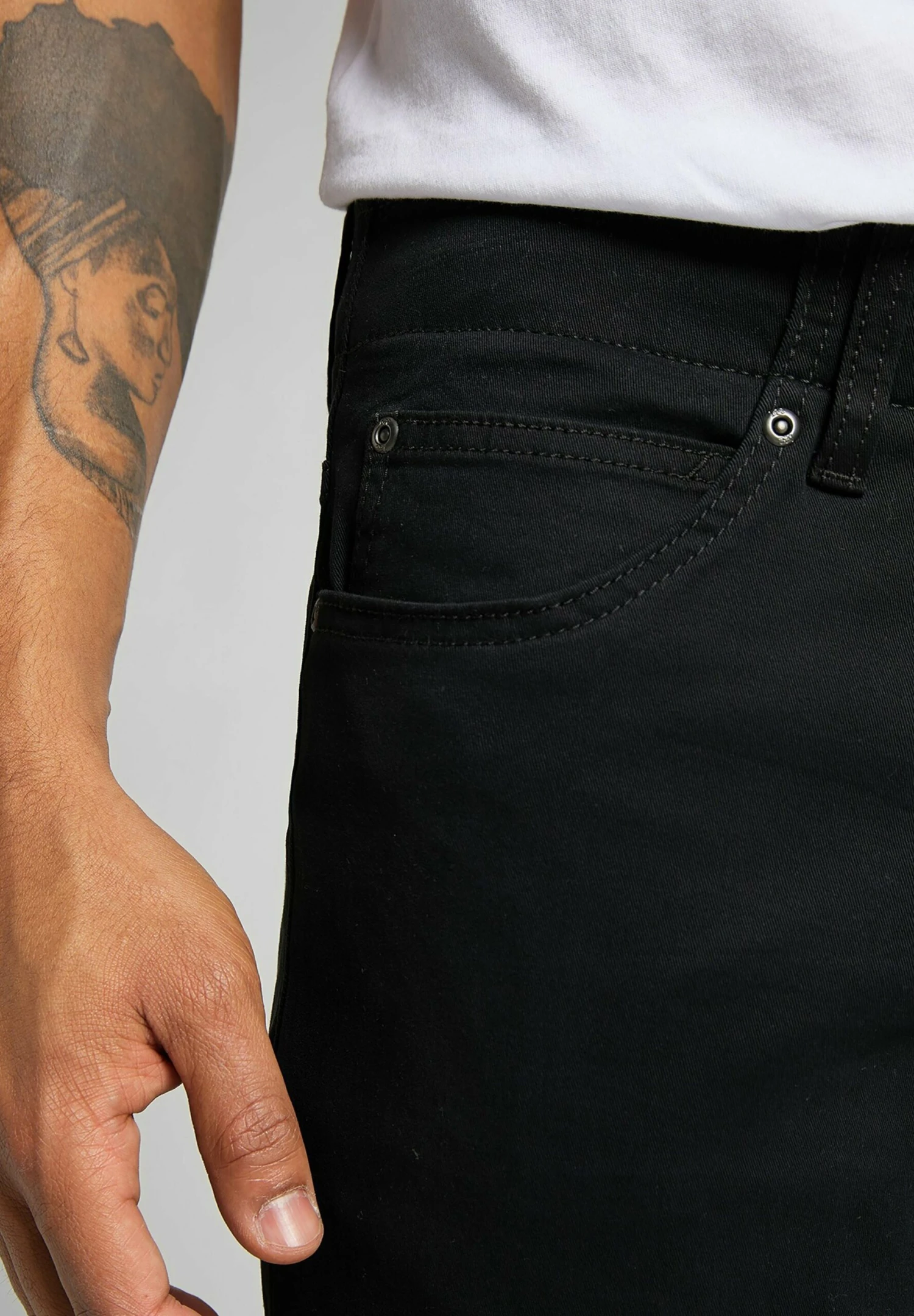 Lee Straight Leg Jeans - Schwarz 6 Lee Straight Leg Jeans - Schwarz - Afbeelding 4