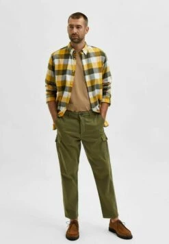 Selected Homme Cargobroek - Winter Moss -Heren Mode Boutique b3a3510bcd4245aa9d2b7796d716593d