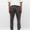 PULL & BEAR Stwd Joggers With Zips - Trainingsbroek - Brown