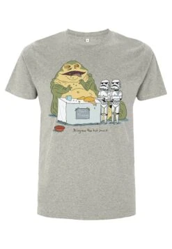 Star Wars: Classic Bring Me The Hot Sauce Unisex - T-Shirt Print - Melange Grey -Heren Mode Boutique b4cbc18d3710417395021d0ddfa26373
