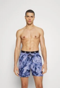 Medium Double Wb - Zwemshorts - Tie Dye Black