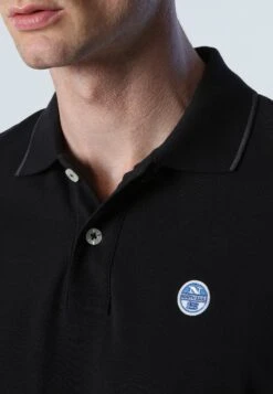 North Sails Long-Sleeved- Poloshirt - Black -Heren Mode Boutique b91ea07146fb405484915e21bc735614