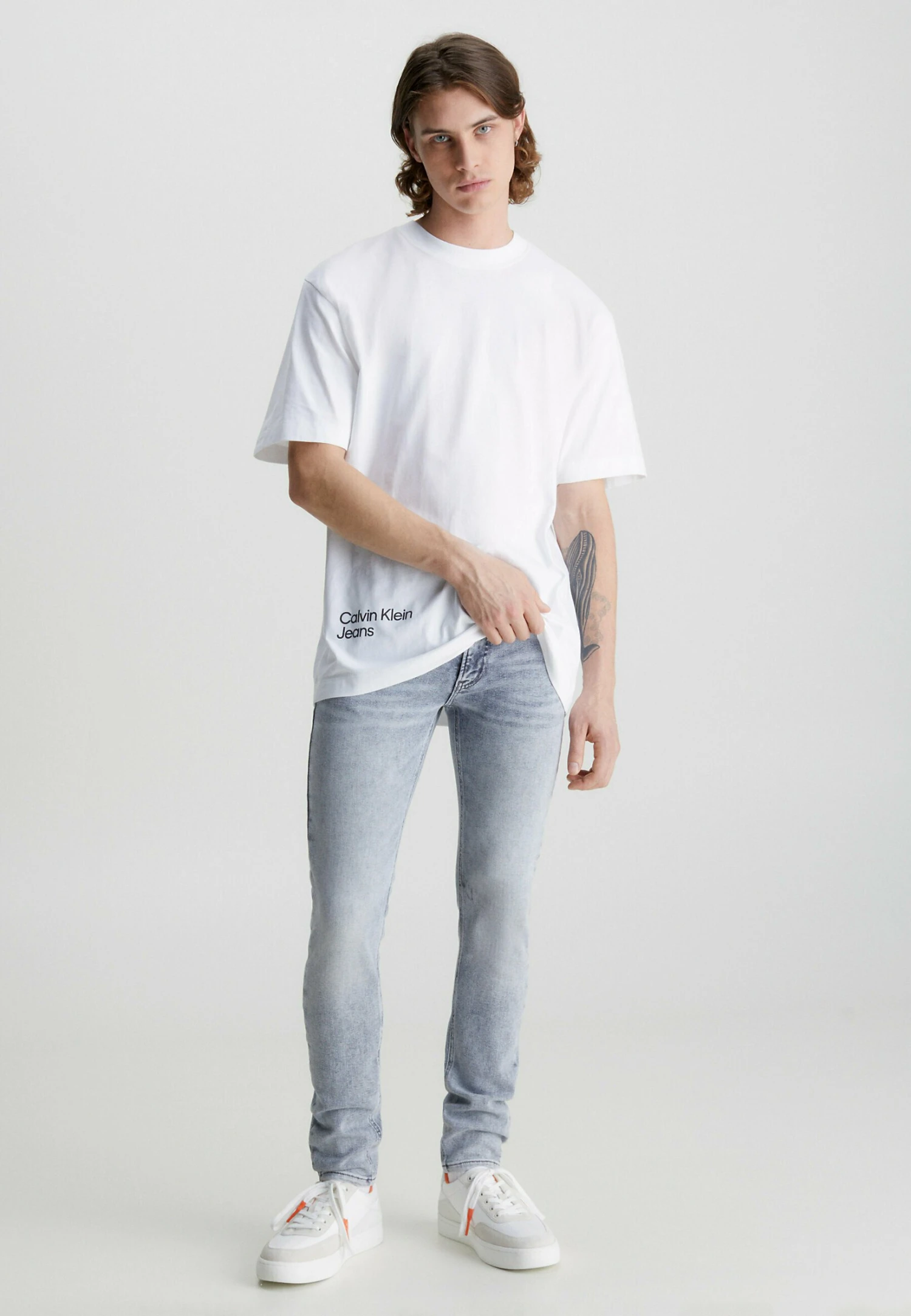 Calvin Klein Jeans Super - Slim Fit Jeans - Denim Grey 4 Calvin Klein Jeans Super - Slim Fit Jeans - Denim Grey - Afbeelding 2