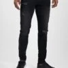 Jeans Skinny Fit - Denim Dark Grey -Heren Mode Boutique bbc0e4a5cf064549b68c81027f317939