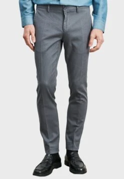Slim Fit Side Pocket - Chino - Grey Blue