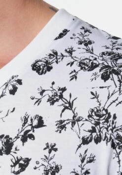 T-Shirt Print - Blanc -Heren Mode Boutique bd1f7dc8d3ec4bf5b4cec6884fd4dfa9