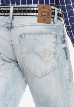 Cipo & Baxx Slim Fit Jeans - Iceblue -Heren Mode Boutique be43ee8de00e40d2a01d07d4ca664bca