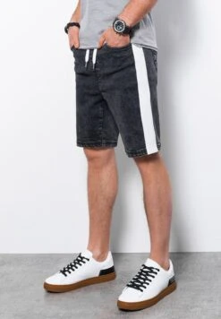 Jeansshort - Black -Heren Mode Boutique c35aaac0d5f144df8b8732f6b8772698