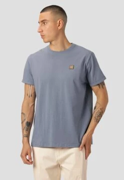 Basic Organic- T-Shirt Basic - Dusty Blue