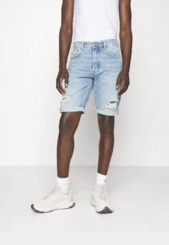 Pepe Jeans Callen Destroy - Jeansshort - Blue Denim