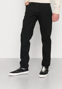 Edwin Straight Leg Jeans - Black Denim